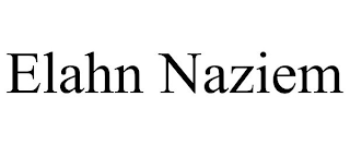 ELAHN NAZIEM