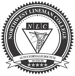 NORTHWEST LINEMAN COLLEGE NLC ALTUS FORMALIS DOCTUM MCMXCIII M H P D H