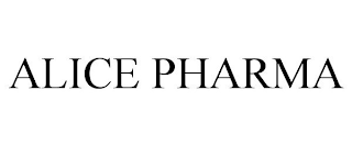 ALICE PHARMA