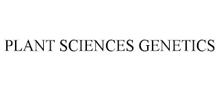 PLANT SCIENCES GENETICS