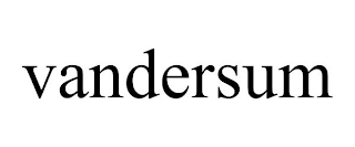 VANDERSUM
