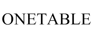 ONETABLE
