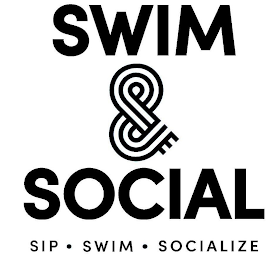 SWIM & SOCIAL SIP· SWIM· SOCIALIZE