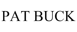 PAT BUCK
