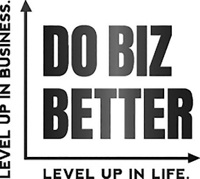 DO BIZ BETTER LEVEL UP IN BUSINESS. LEVEL UP IN LIFE.