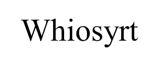 WHIOSYRT