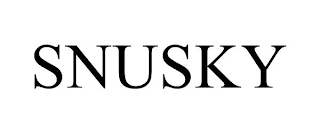 SNUSKY