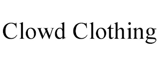 CLOWD CLOTHING