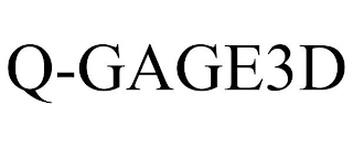 Q-GAGE3D