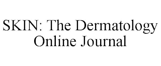 SKIN: THE DERMATOLOGY ONLINE JOURNAL