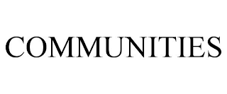 COMMUNITIES