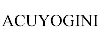 ACUYOGINI