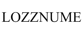 LOZZNUME
