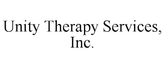 UNITY THERAPY SERVICES, INC.