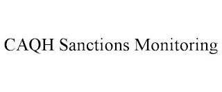 CAQH SANCTIONS MONITORING