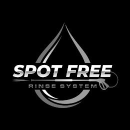 SPOT FREE RINSE SYSTEM