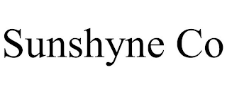 SUNSHYNE CO