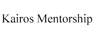 KAIROS MENTORSHIP