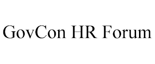 GOVCON HR FORUM