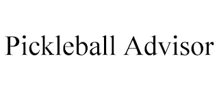 PICKLEBALL ADVISOR