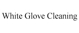 WHITE GLOVE CLEANING
