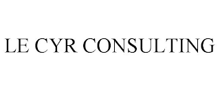 LE CYR CONSULTING