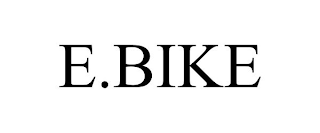 E.BIKE