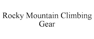 ROCKY MOUNTAIN CLIMBING GEAR