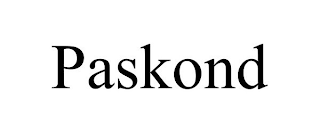 PASKOND