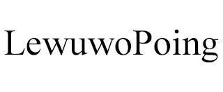 LEWUWOPOING