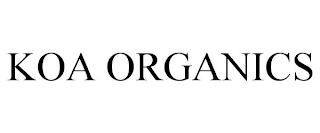 KOA ORGANICS