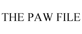 THE PAW FILE