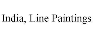 INDIA, LINE PAINTINGS
