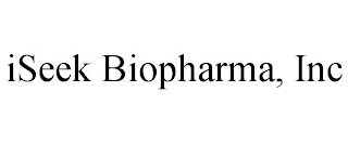 ISEEK BIOPHARMA, INC