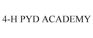 4-H PYD ACADEMY