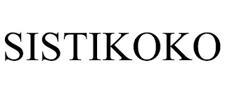 SISTIKOKO
