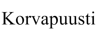 KORVAPUUSTI