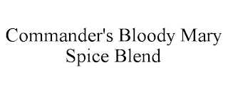 COMMANDER'S BLOODY MARY SPICE BLEND