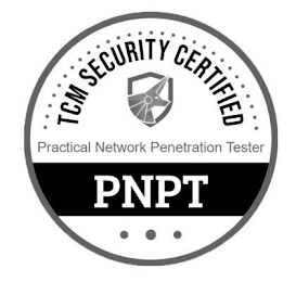 TCM SECURITY CERTIFIED PRACTICAL NETWORK PENETRATION TESTER PNPT