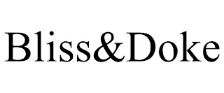 BLISS&DOKE