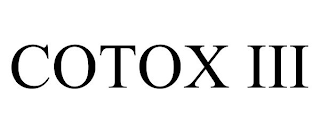 COTOX III