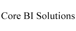 CORE BI SOLUTIONS