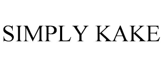 SIMPLY KAKE