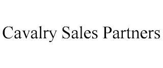 CAVALRY SALES PARTNERS