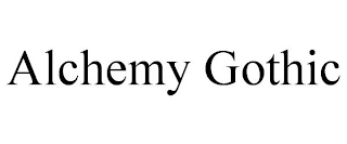 ALCHEMY GOTHIC