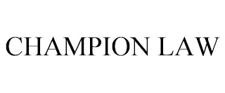 CHAMPION LAW