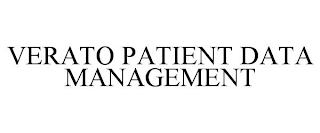 VERATO PATIENT DATA MANAGEMENT