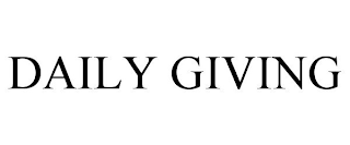 DAILY GIVING