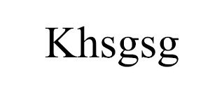 KHSGSG