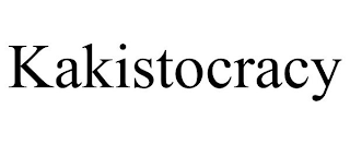 KAKISTOCRACY